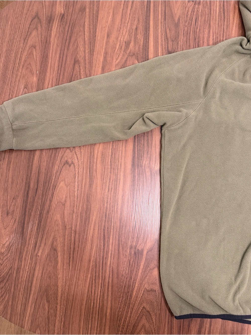 Nike Olive Green Quarter-Zip Fleece Pullover - Picture 6 of 11